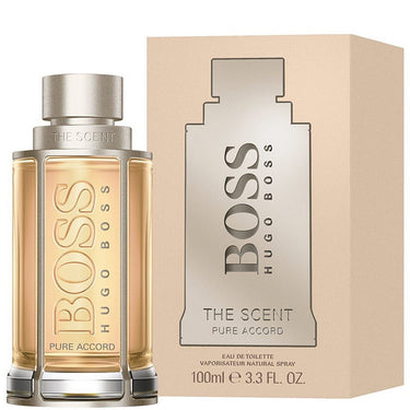 Boss The Scent Pure Accord EDT for Men by Hugo Boss, 100 ml - Fragmetics.com