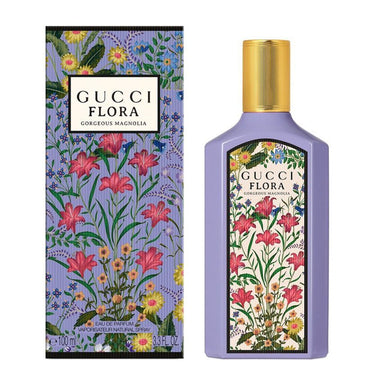 Flora Gorgeous Magnolia EDP for Women by Gucci, 100 ml - Fragmetics.com