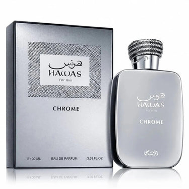 Hawas Chrome EDP for Men by Rasasi, 100 ml - Fragmetics.com
