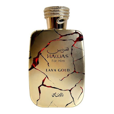 Hawas Lava Gold EDP for Men by Rasasi, 100 ml - Fragmetics.com