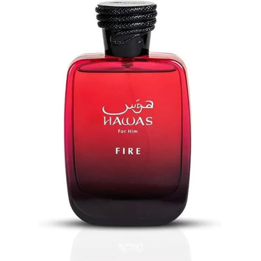 Hawas Fire EDP for Men by Rasasi, 100 ml - Fragmetics.com