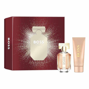 Boss The Scent For Her Gift Set for Women by Hugo Boss, EDP 50 Ml + Hand & Body Lotion 75 Ml - Fragmetics.com