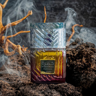 Khamrah Dukhan EDP for Men by Lattafa, 100 ml - Fragmetics.com