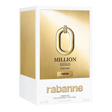 Million Gold Parfum for Women by Paco Rabanne, 90ml - Fragmetics.com