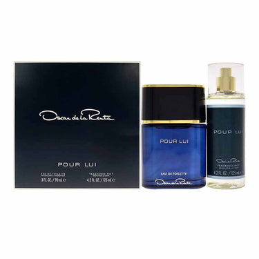 Pour Lui Gift Set for Men by Oscar De La Renta, EDT 90ml + Fragrance Mist 125ml - Fragmetics.com