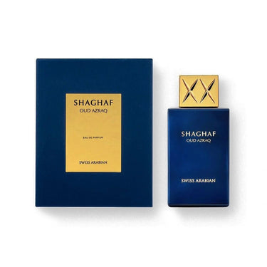 Shaghaf Oud Azraq EDP Unisex by Swiss Arabian, 75 ml - Fragmetics.com