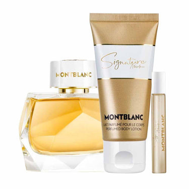 Signature Absolue Gift Set for Women by Mont Blanc, EDP 90ml+ EDP 7.5ml + Bl 100ml - Fragmetics.com