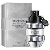 Spicebomb Metallic Musk EDP for Men by Viktor & Rolf, 90 ml - Fragmetics.com