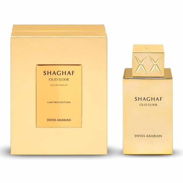 Shaghaf Oud Elixir Limited Edition EDP Unisex by Swiss Arabian, 75 ml - Fragmetics.com