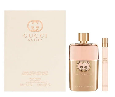 Gucci Guilty Pour Femme Gift Set, EDP 90Ml + EDP 10Ml - Fragmetics.com