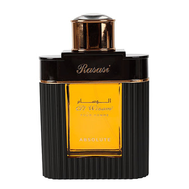 Al Wisam Absolute EDP for Men by Rasasi, 100 ml - Fragmetics.com