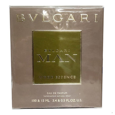 Bvlgari Man Wood Essence Gift Set for Men, EDP 100 ml + EDP 15 ml - Fragmetics.com