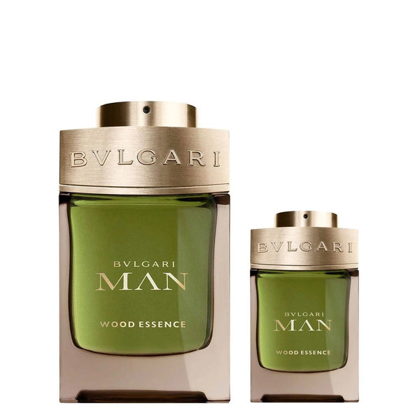 Bvlgari Man Wood Essence Gift Set for Men, EDP 100 ml + EDP 15 ml - Fragmetics.com