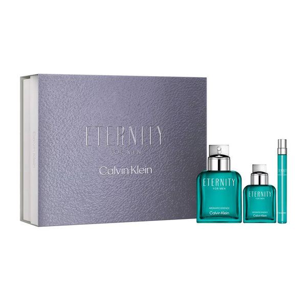 Calvin Klein Eternity Aromatic Essence Gift Set for Men, Parfum Intense 100Ml + 30Ml + 10Ml - Fragmetics.com
