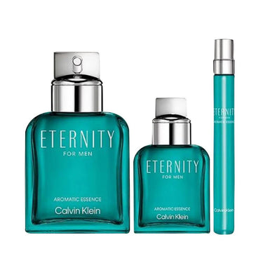 Calvin Klein Eternity Aromatic Essence Gift Set for Men, Parfum Intense 100Ml + 30Ml + 10Ml - Fragmetics.com