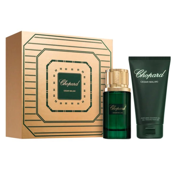 Chopard Cedar Malaki Gift Set for Men, EDP 80Ml + Sg 150Ml - Fragmetics.com