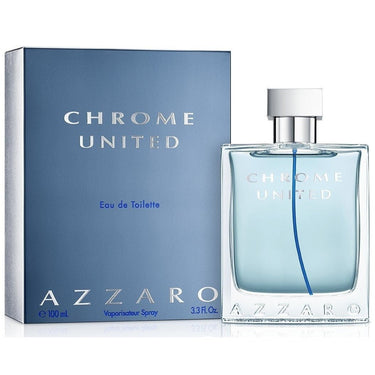 Chrome United EDT for Men by Azzaro, 100 ml - Fragmetics.com