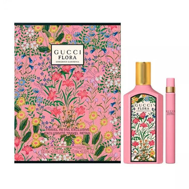 Gucci Flora Gorgeous Gardenia Gift Set for Women, EDP 100 ml + EDP 10 ml - Fragmetics.com