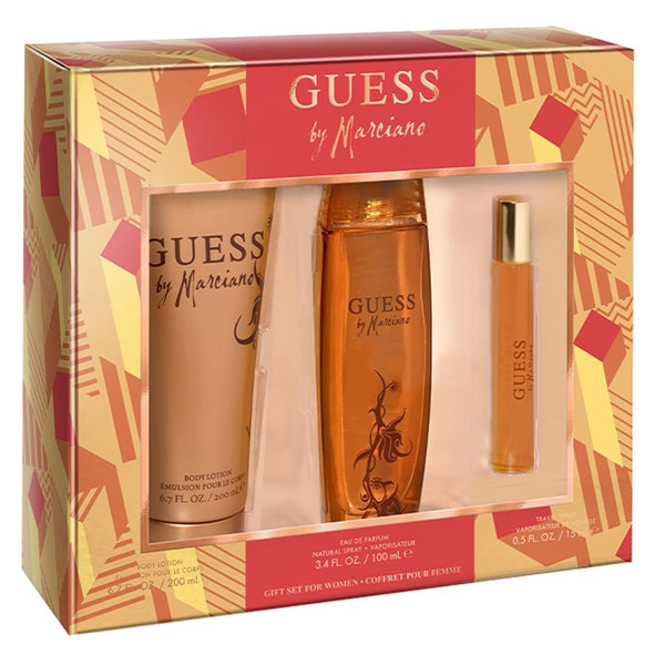 By Marciano Gift Set for Women by Guess, EDP 100Ml+ Body Lotion 200Ml + EDP 15Ml - Fragmetics.com