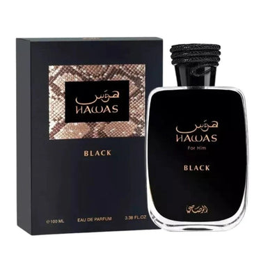 Buy Hawas Black EDP by Rasasi 100ml for Men | Fragmetics UAE
