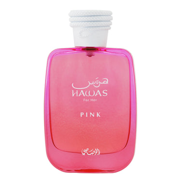 Hawas Pink EDP for Women by Rasasi, 100 ml - Fragmetics.com