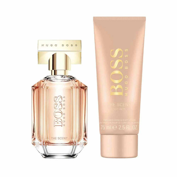 Boss The Scent For Her Gift Set for Women by Hugo Boss, EDP 50 Ml + Hand & Body Lotion 75 Ml - Fragmetics.com