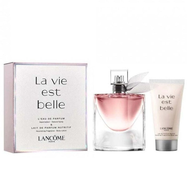 Lancome La Vie Est Belle Gift Set for Women, EDP 50ml + Bl 50ml Travel Set - Fragmetics.com