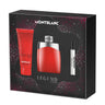 Legend Red Gift Set for Men by Mont Blanc, EDP 100 ml + EDP 7.5 ml + Sower Gel 100 ml - Fragmetics.com