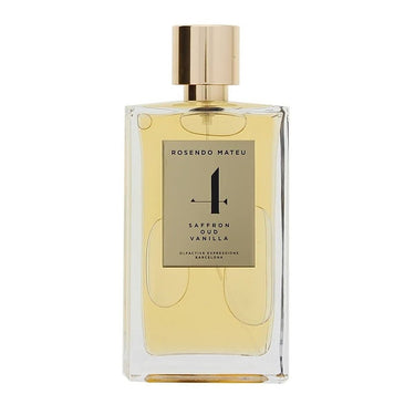 No.4 Saffron Oud Vanilla EDP Unisex by Rosendo Mateu, 100 ml - Fragmetics.com