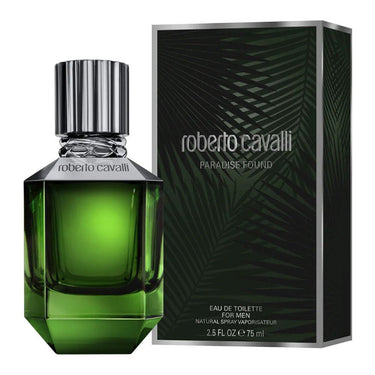 Paradise Found EDT for Men by Roberto Cavalli, 75 ml - Fragmetics.com