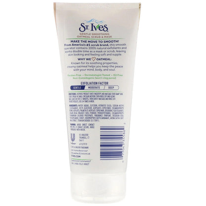 St. Ives Gentle Smoothing Oatmeal Scrub & Mask,170 g