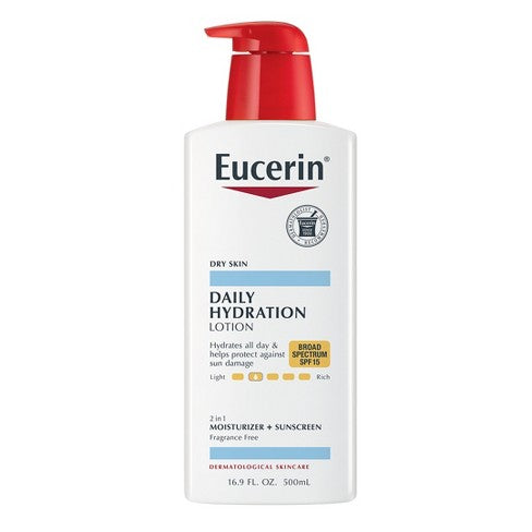Eucerin Lotion Daily Hydration Spf#15 Pump, 500 ml