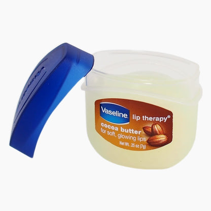 Vaseline Lip Therapy Cocoa Butter Jar, 7 g