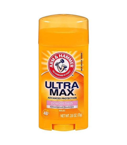 Arm & Hammer UltraMax Solid Antiperspirant Deodorant for Women - Powder Fresh - 73 g