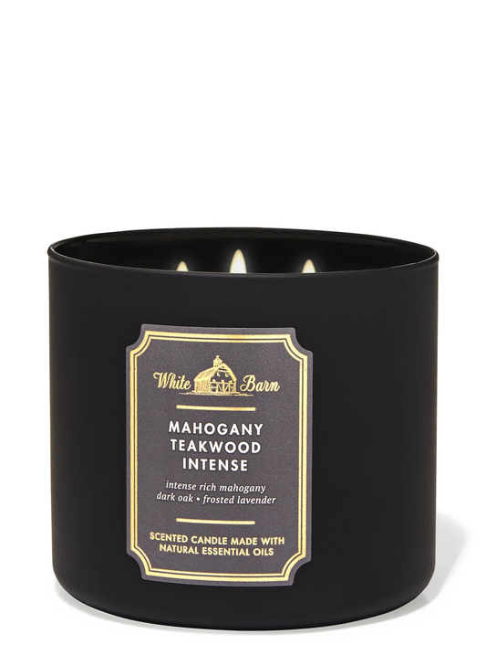 Bath & Body Works Mahogany Teakwood Intense 3-Wick Candle