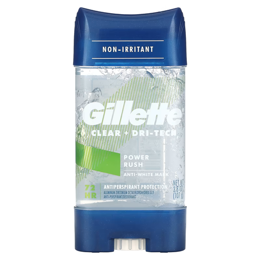 Gillette Clear Gel Power Rush Anti-Perspirant Deodorant - 107 g