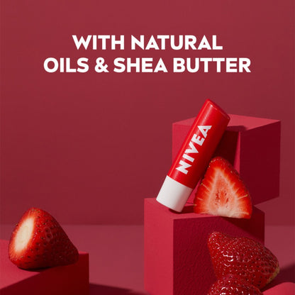 Nivea Strawberry Shine Lip Balm - 4.8 g