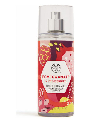 Pomegranate & Red Berries Hair & Body Mist by The Body Shop, 150 ml
