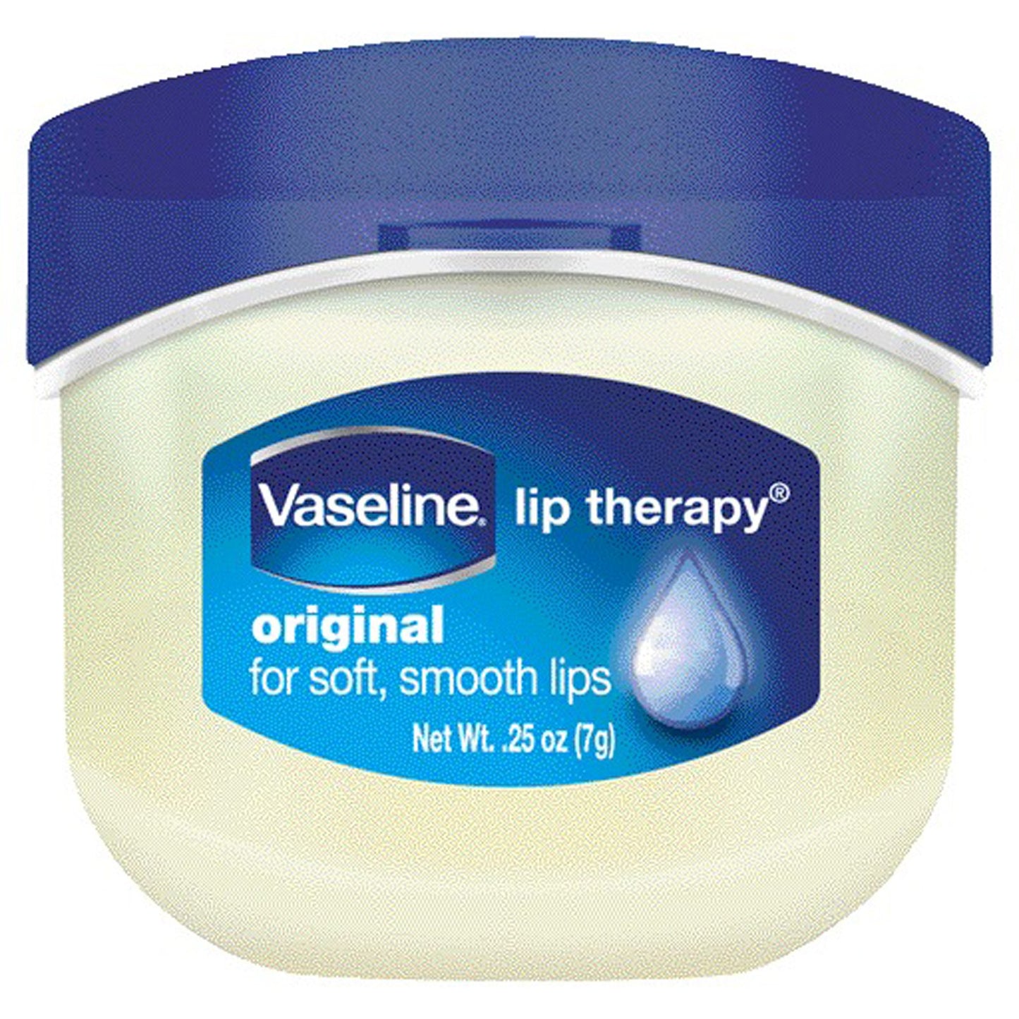 Vaseline Lip Therapy Original Jar, 7 g